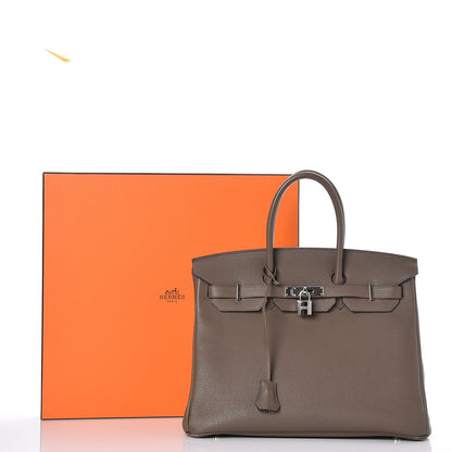 Hermes Togo Birkin 35 Taupe 37 of 37