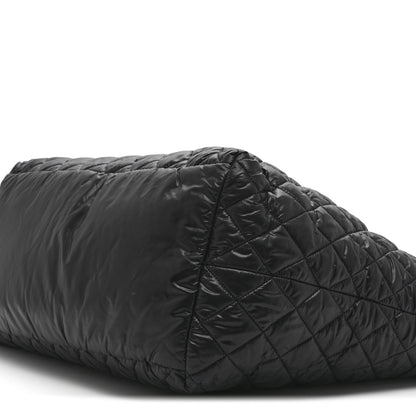 Chanel Nylon Quilted Large Coco Cocoon Tote Black 10 of 11