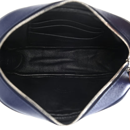 Saint Laurent Grain De Poudre Matelasse Monogram Mini Lou Camera Bag Azure Blue 5 of 9