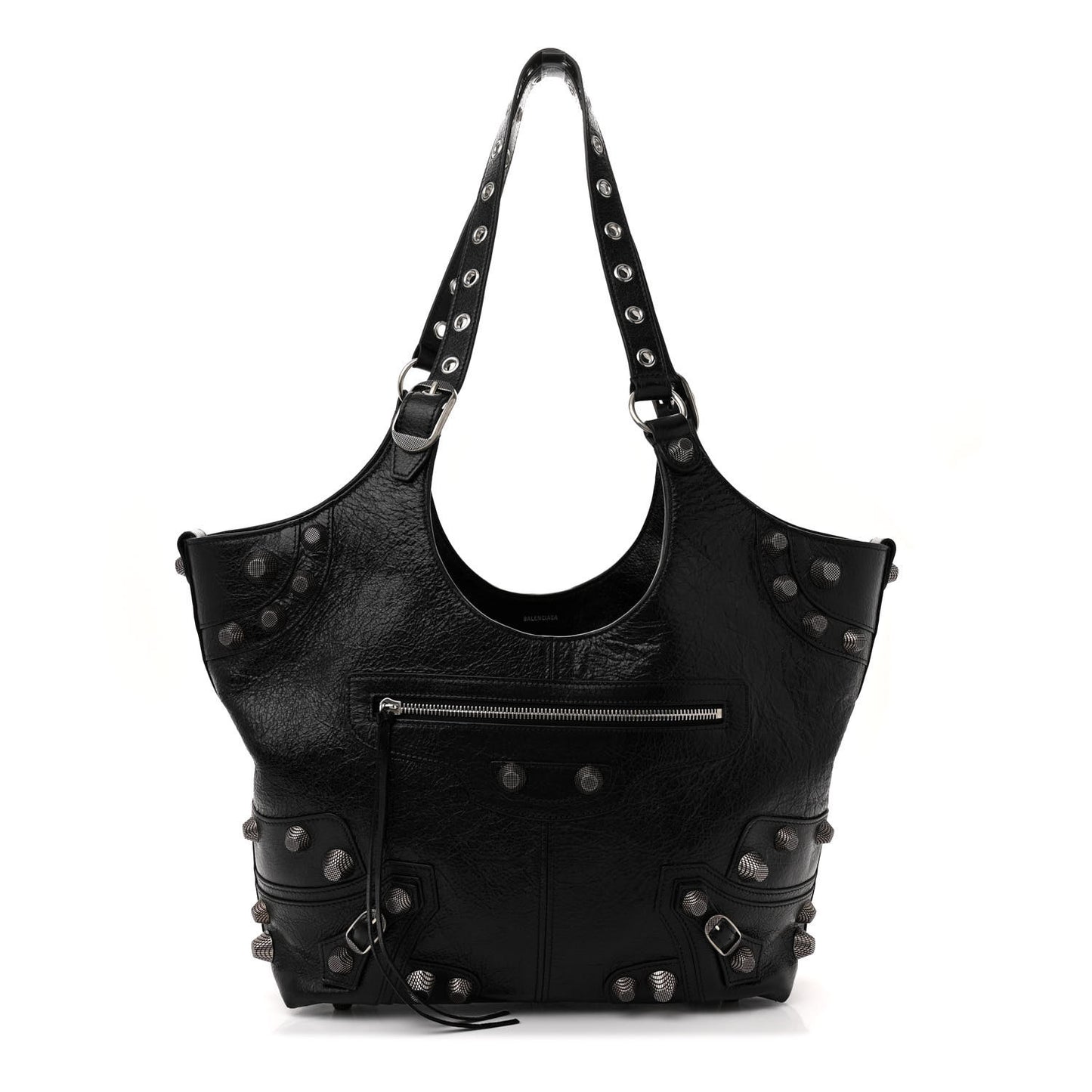 Agneau Arena Medium Le Cagole Carry All Bag Black