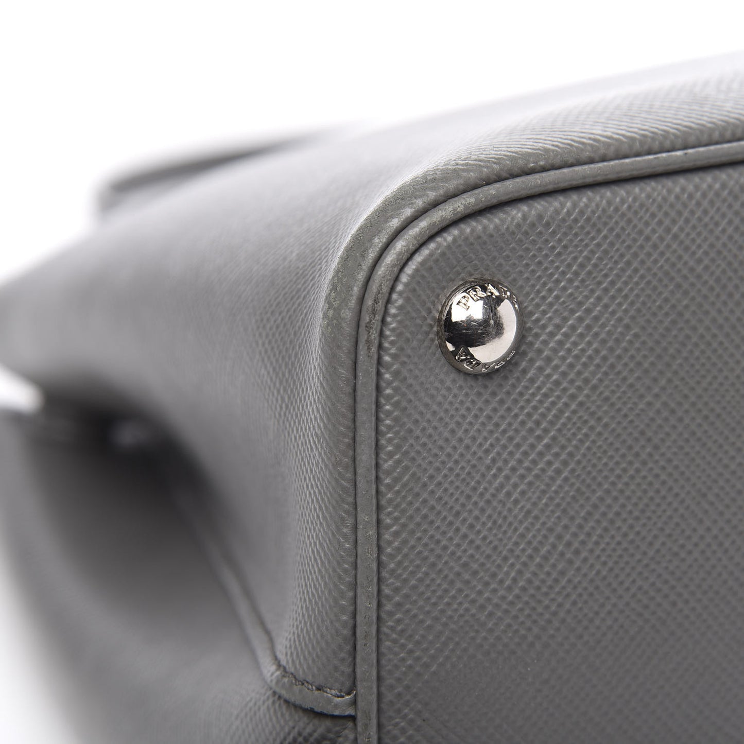 Saffiano Cuir Medium Double Bag Marmo