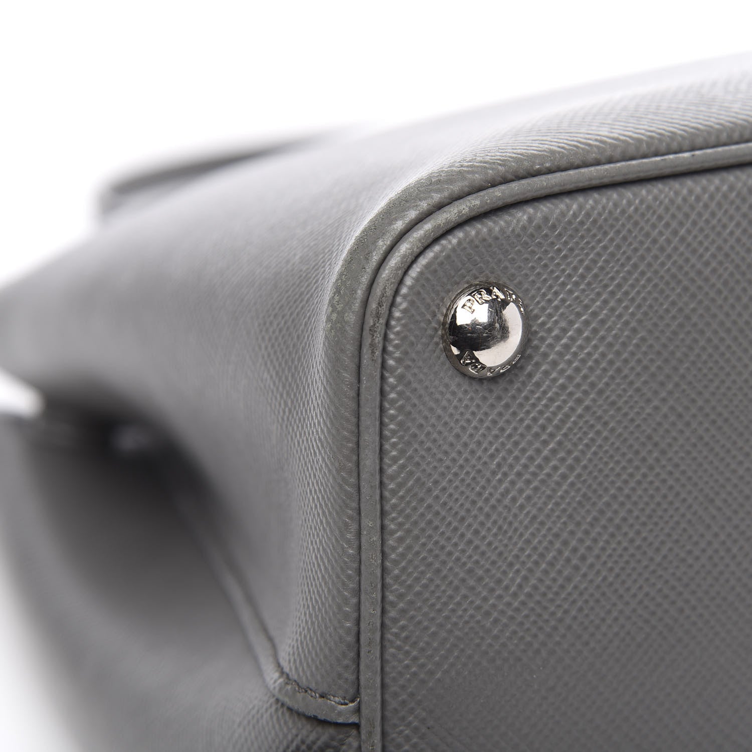 Prada Saffiano Cuir Medium Double Bag Marmo 9 of 16