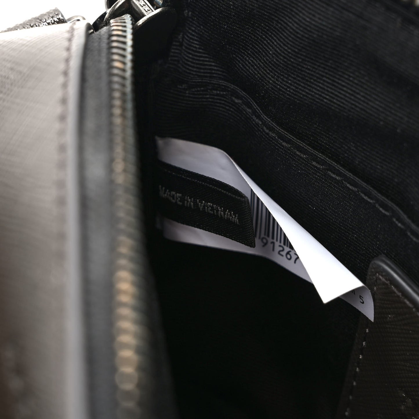 Saffiano Small Snapshot Camera Bag Ink Grey