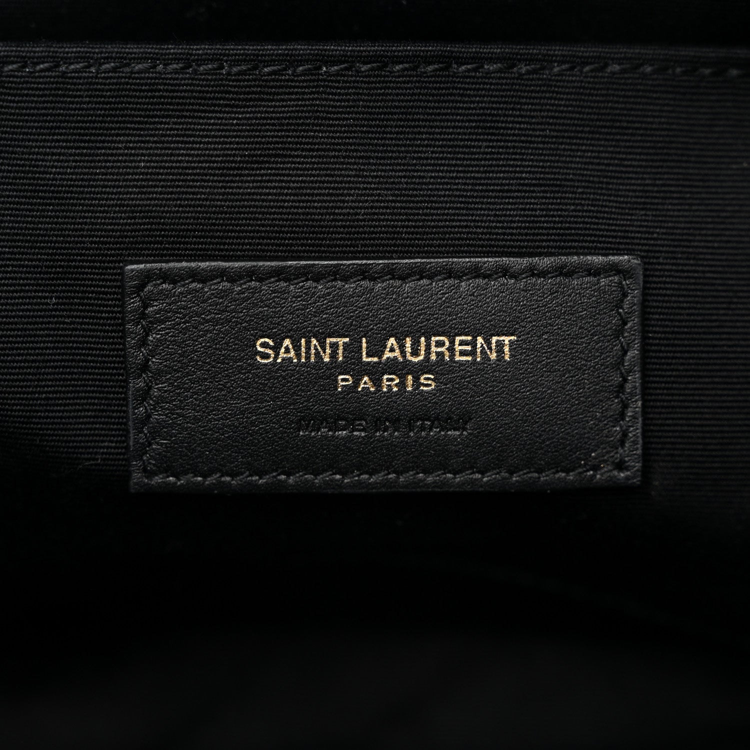 Saint Laurent Grain De Poudre Monogram Belt Bag Black 6 of 12