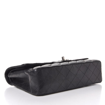 Chanel Caviar Quilted Medium Double Flap Black 4 of 10