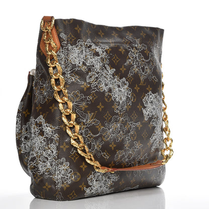 Louis Vuitton Monogram Dentelle Fersen Silver 3 of 6