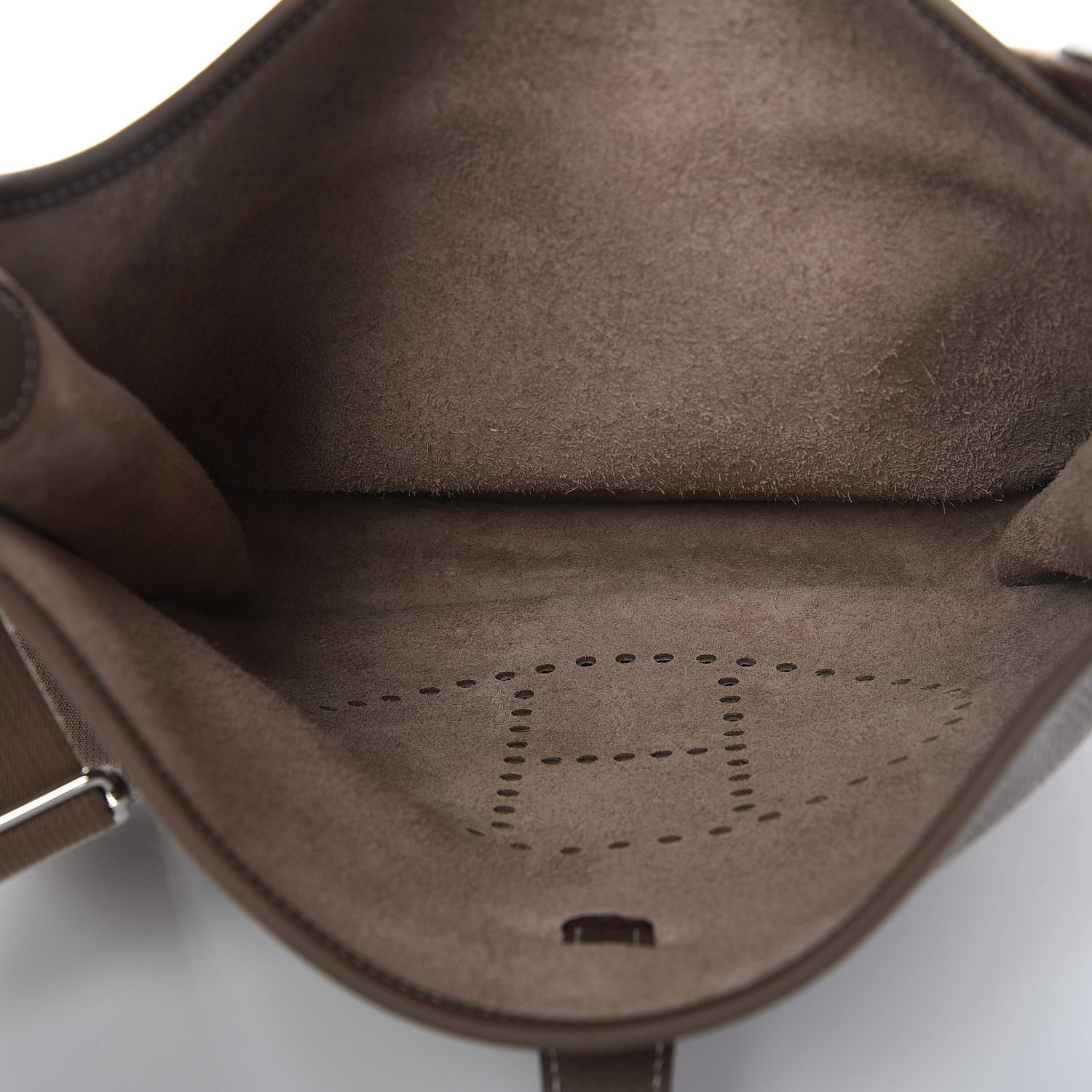 Hermes Taurillon Clemence Evelyne III GM Etoupe 5 of 8