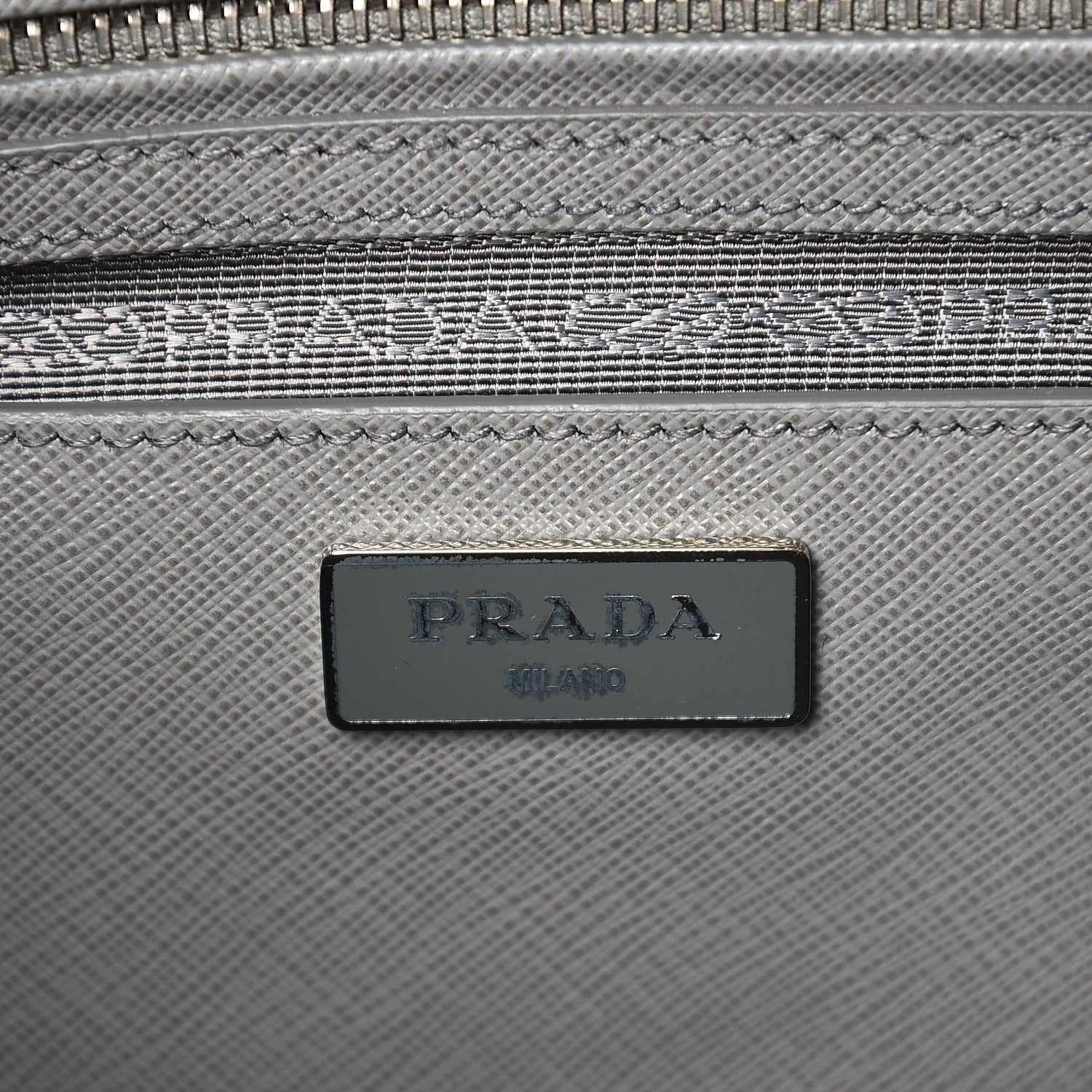 Prada Saffiano Medium Galleria Double Zip Tote Marmo 6 of 8