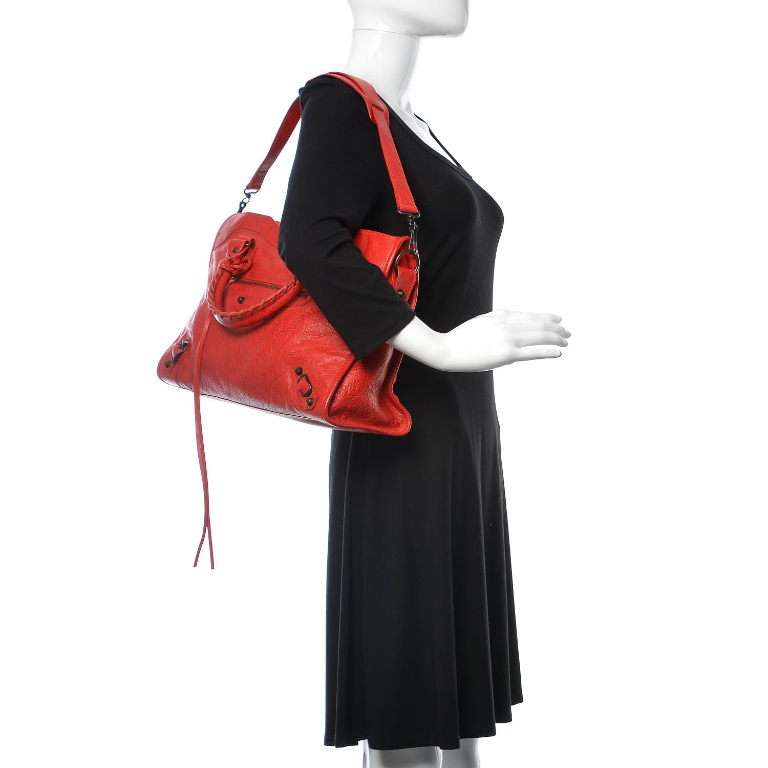 Balenciaga Agneau Classic Hardware City Rouge Coquelicot 2 of 9