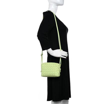 Bottega Veneta Nappa Intrecciato Mini Loop Camera Bag Fennel 2 of 9