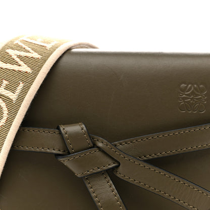 Loewe Calfskin Jacquard Mini Gate Dual Bag Autumn Green 8 of 14