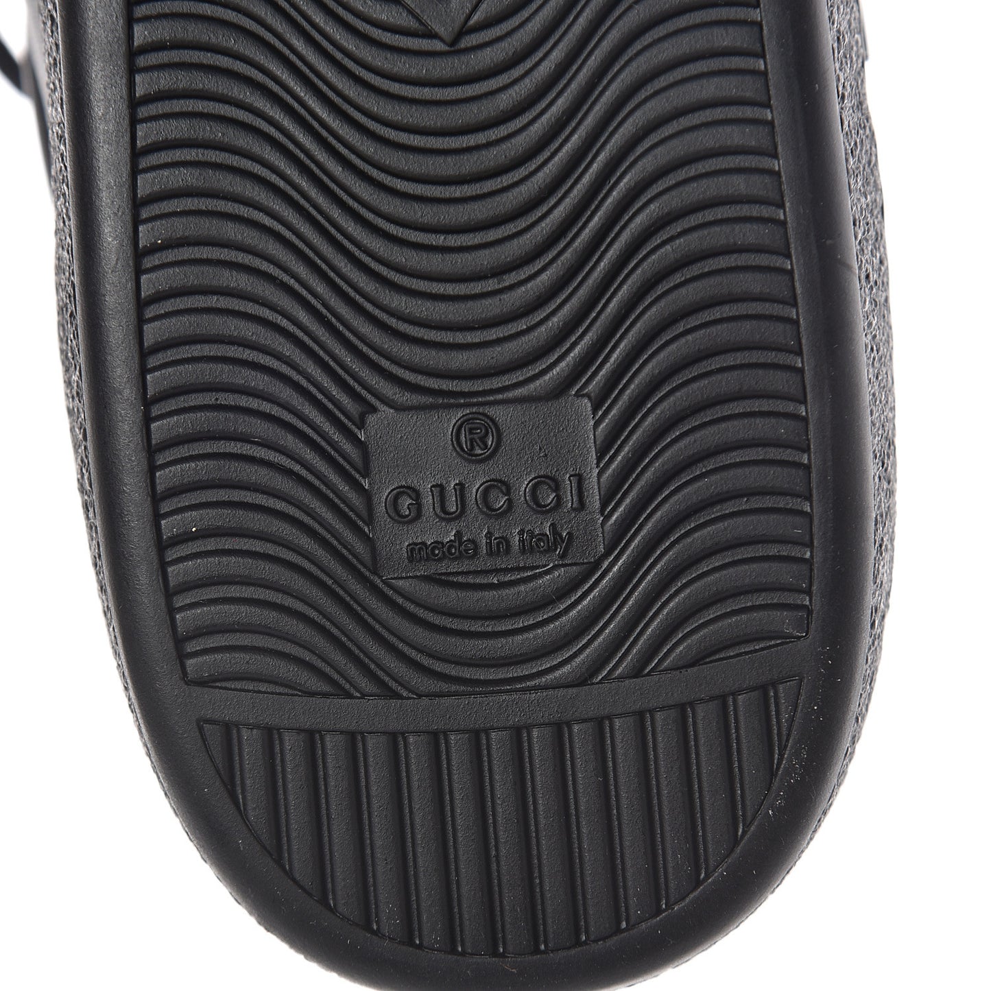 Calfskin Bee Embroidered Mens Ace Sneakers 12.5 Black