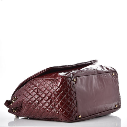 Chanel Vinyl XXL Rock and Chain Flap Bordeaux 4 of 8