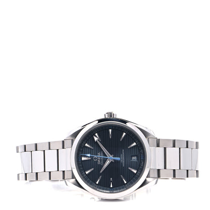 Omega Stainless Steel 41mm Seamaster Aqua Terra Co-Axial Master Chronometer Automatic Watch Blue 120.10.41.21.03.002 2 of 4