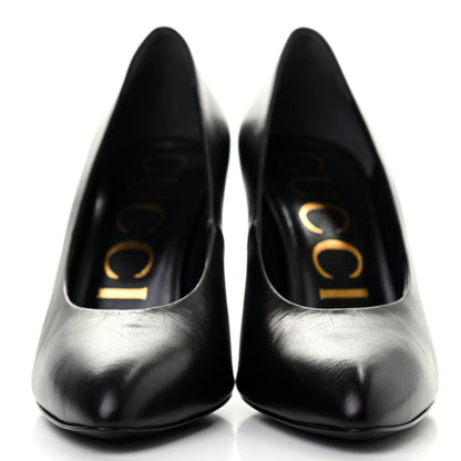 Gucci Malaga Kid Pumps 36.5 Black 2 of 8