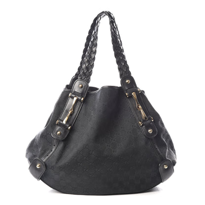 Gucci Monogram Medium Pelham Shoulder Bag Black 1 of 8