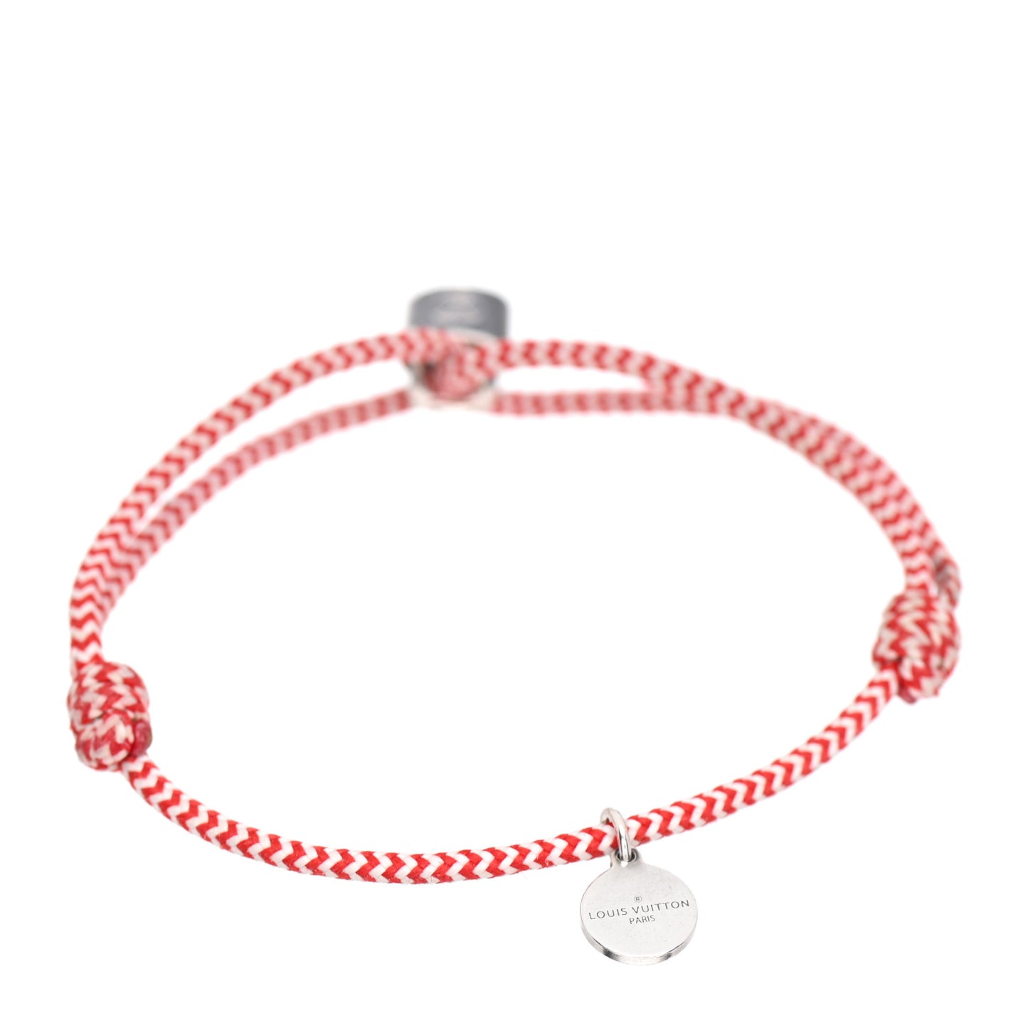 X UNICEF Sterling Silver Lockit Bracelet Red White