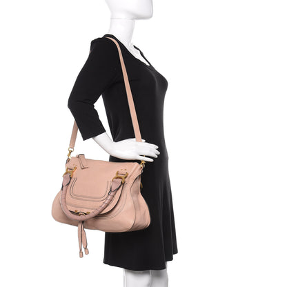 Chloe Calfskin Medium Marcie Satchel Anemone Pink 2 of 10
