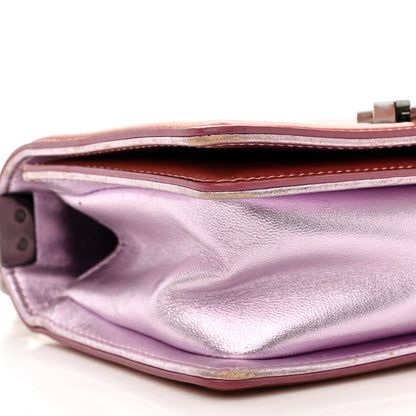 Chanel Metallic Patent Calfskin Quilted Small Boy Flap Pink 10 of 13