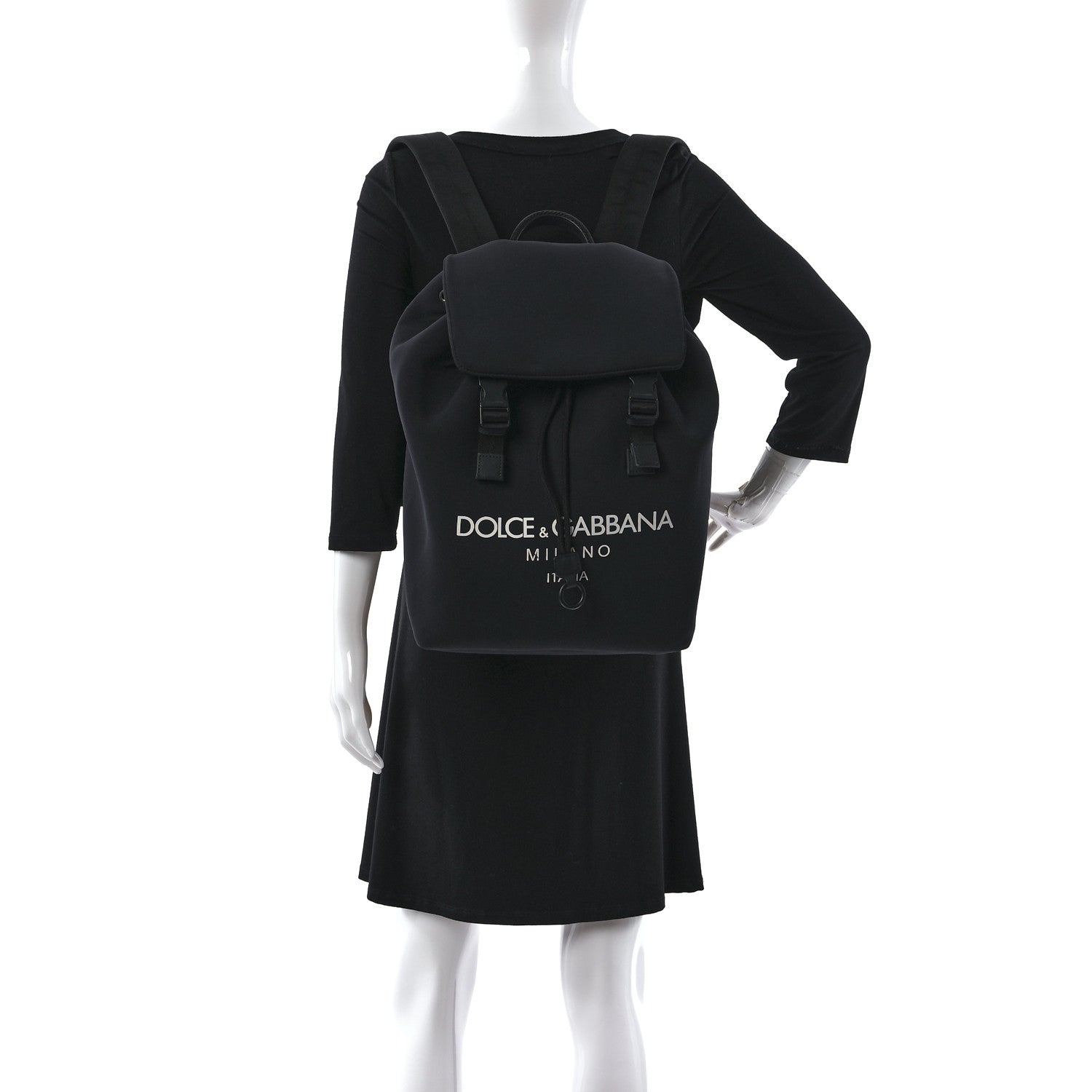 Dolce & Gabbana Nylon Logo Backpack Black 2 of 18