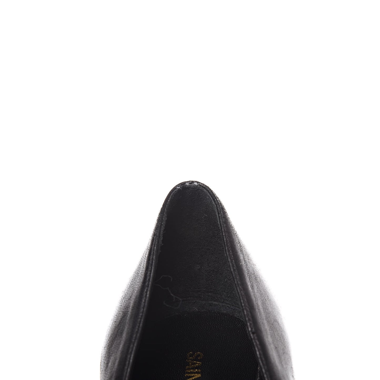 Leather Classic Paris 80 Cap Toe Escarpin Pumps 34.5 Black