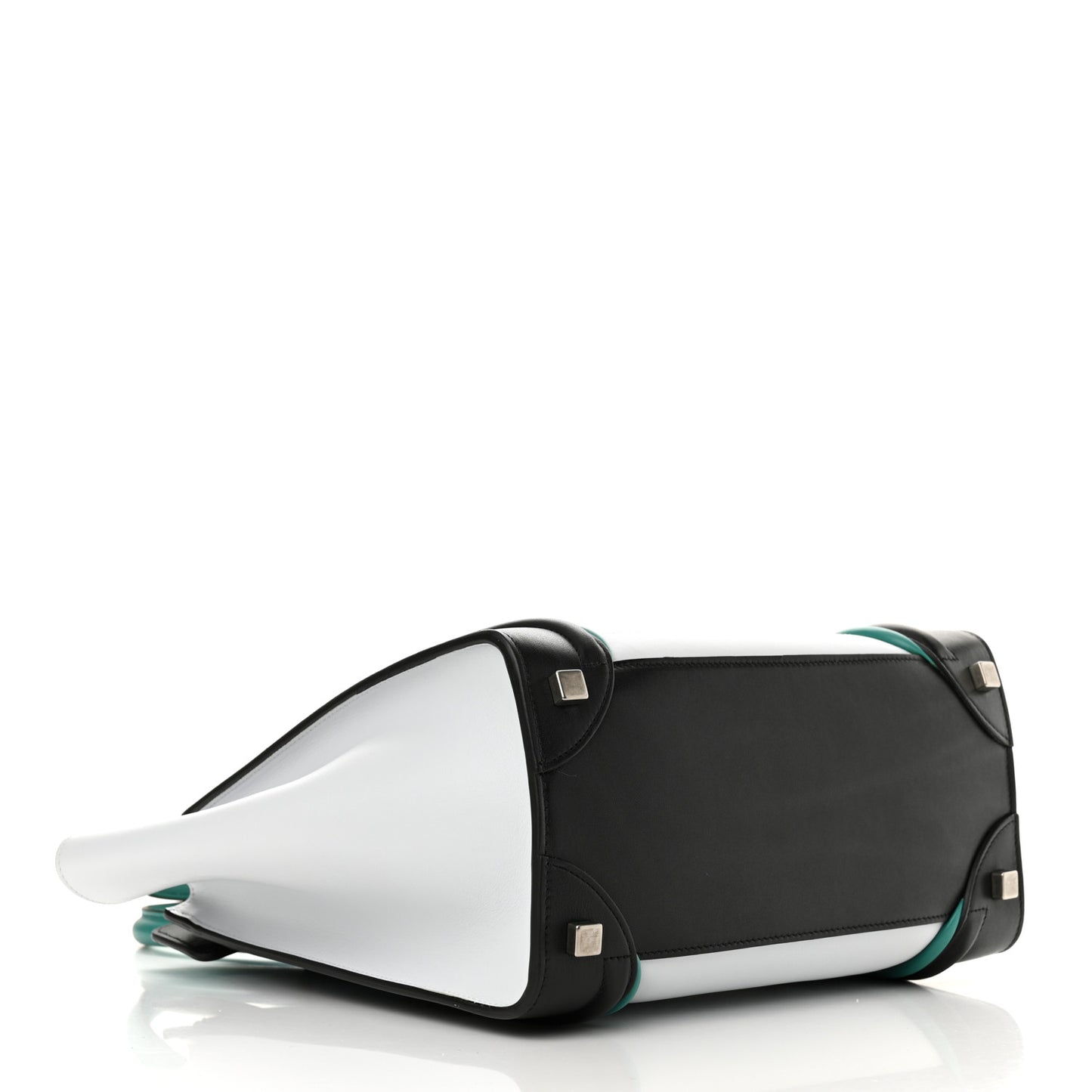 Smooth Calfskin Micro Tri-Color Luggage Frost