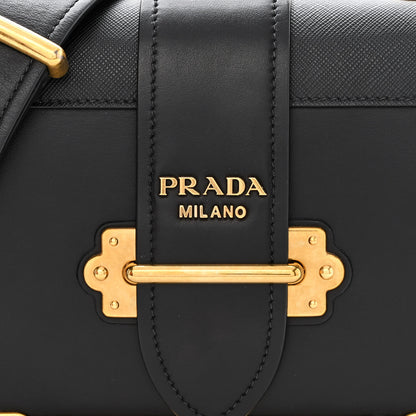 Prada City Calf Saffiano Cahier Bag Black 8 of 10