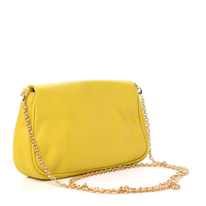 Fendi Vitello Flamingo Enamel Fendista Pouchette Crossbody Bag Cedro 3 of 12
