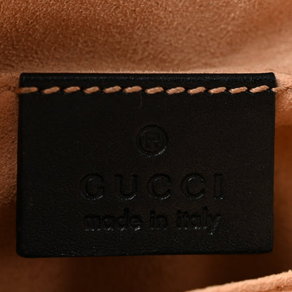 Gucci Calfskin Matelasse GG Marmont Belt Bag 85 34 Black 5 of 13