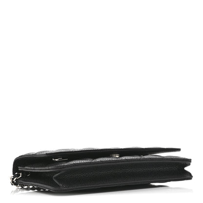 Chanel Caviar Quilted Wallet on Chain WOC Black 4 of 11