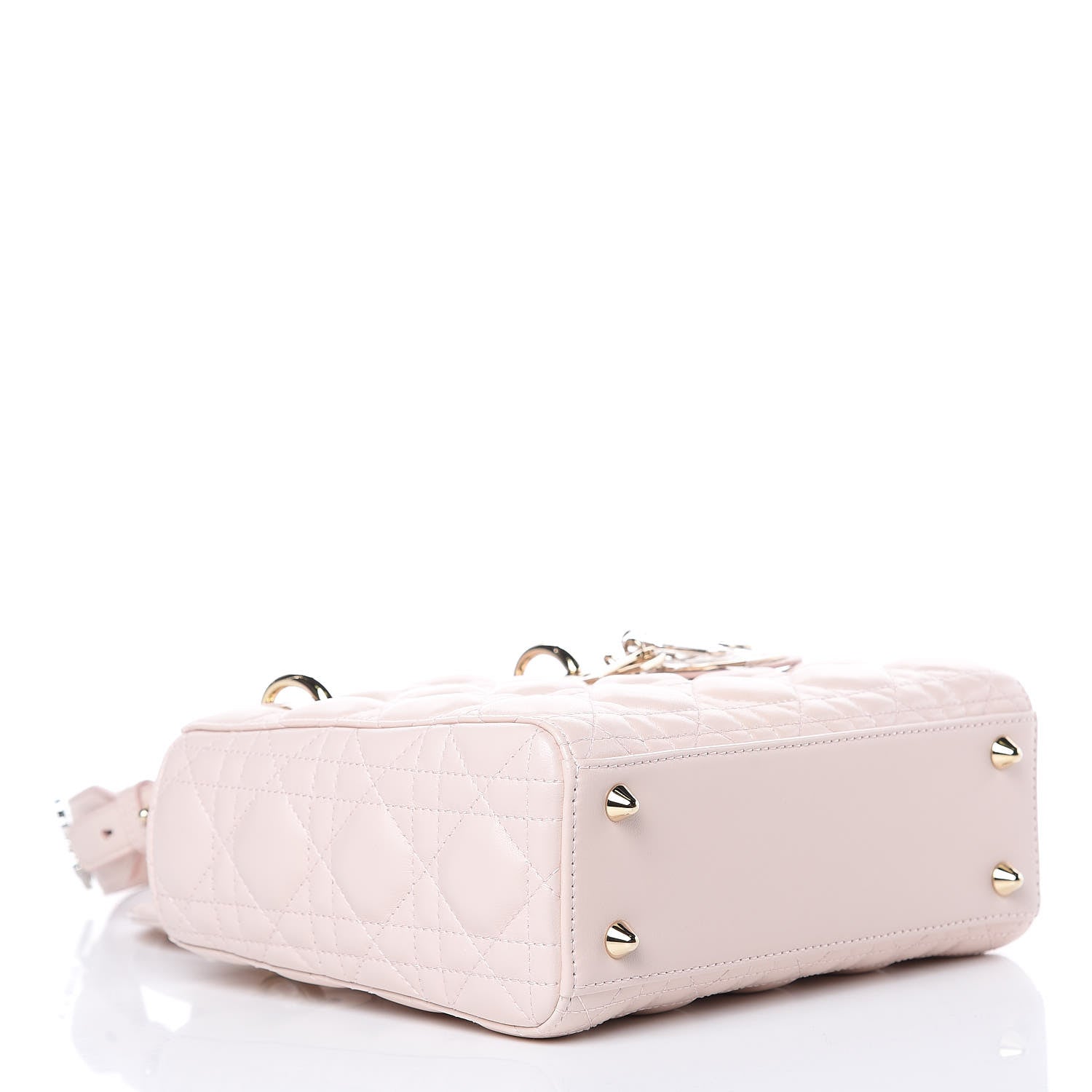 Christian Dior Lambskin Cannage Small Lucky Badges My Lady Dior Pink 4 of 10