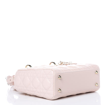 Christian Dior Lambskin Cannage Small Lucky Badges My Lady Dior Pink 4 of 10