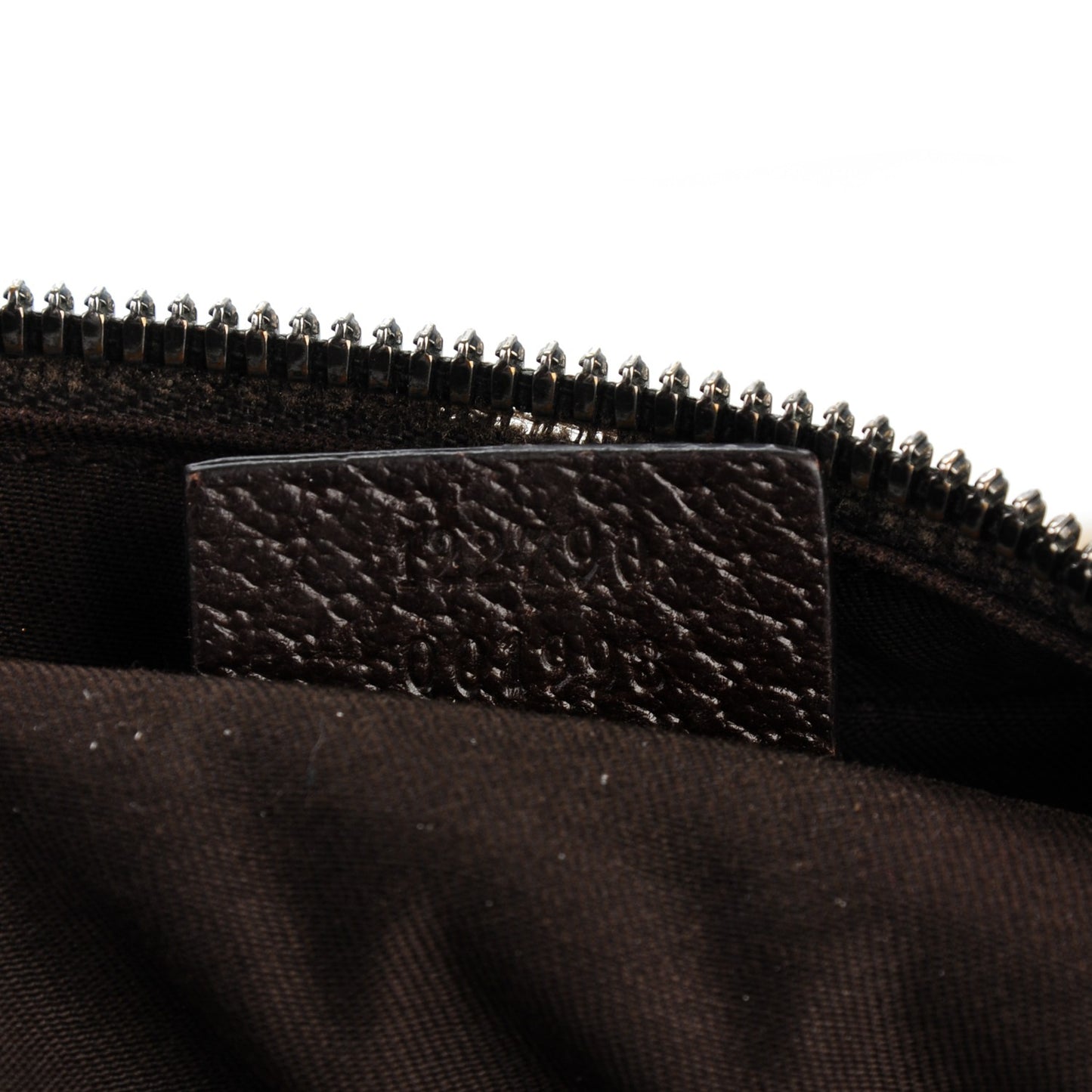 Monogram Web Medium Half Moon Hobo Dark Brown