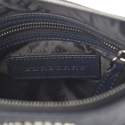 Burberry Grainy Calfskin Nylon Crossbody Bag Navy 5 of 8