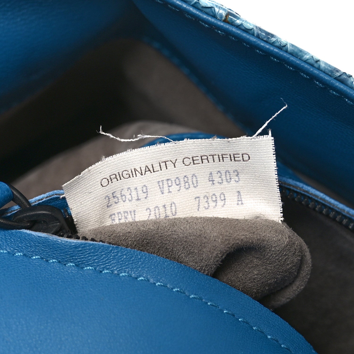 Bottega Veneta Ayers Crossbody Messenger Blue 8 of 11