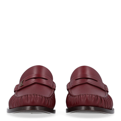 Saint Laurent Vitellino Lux Laurent 05 Mocassins 40 Vendome Red 3 of 11