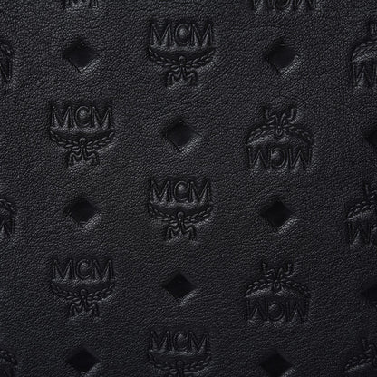 MCM Calfskin Ottomar Monogram Duke Backpack Black 9 of 19