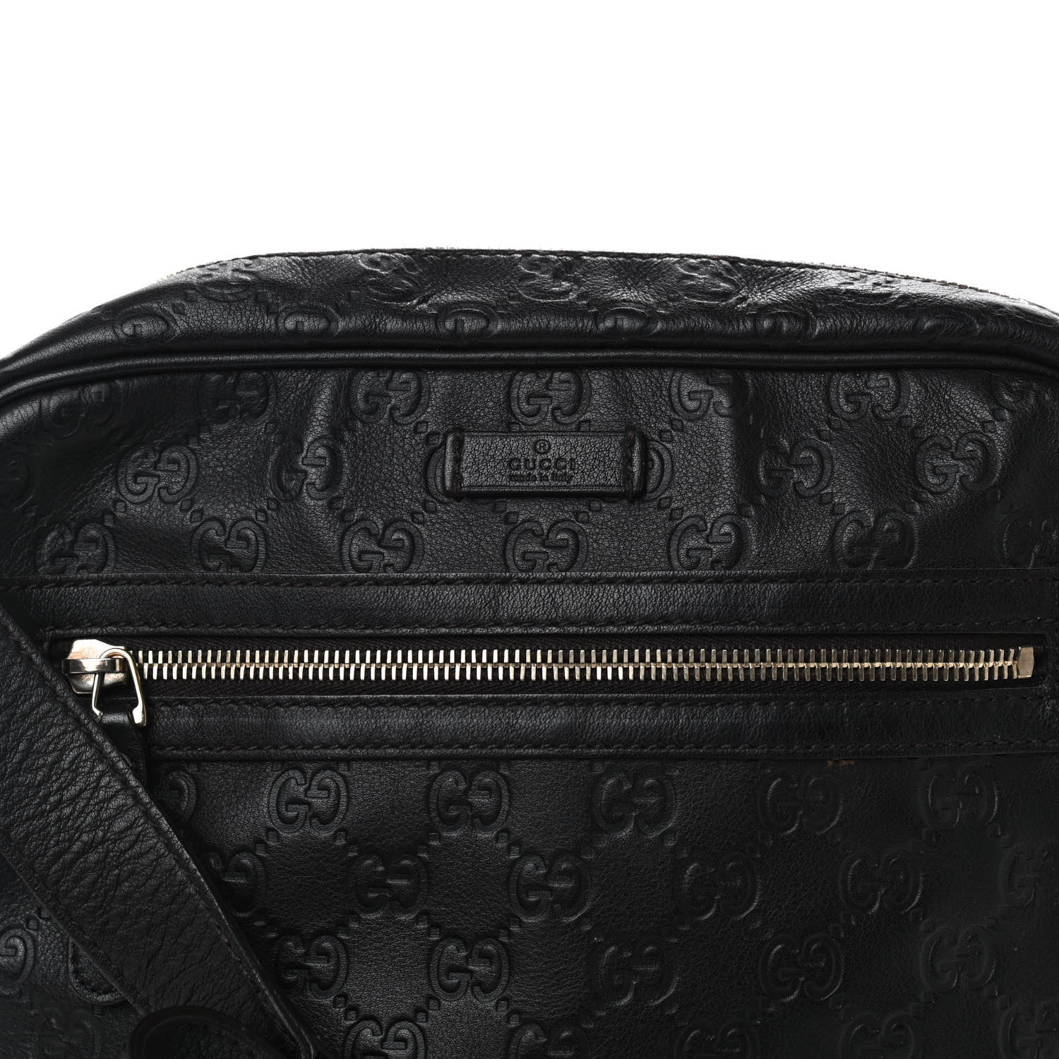 Gucci Guccissima Medium Messenger Black 8 of 10