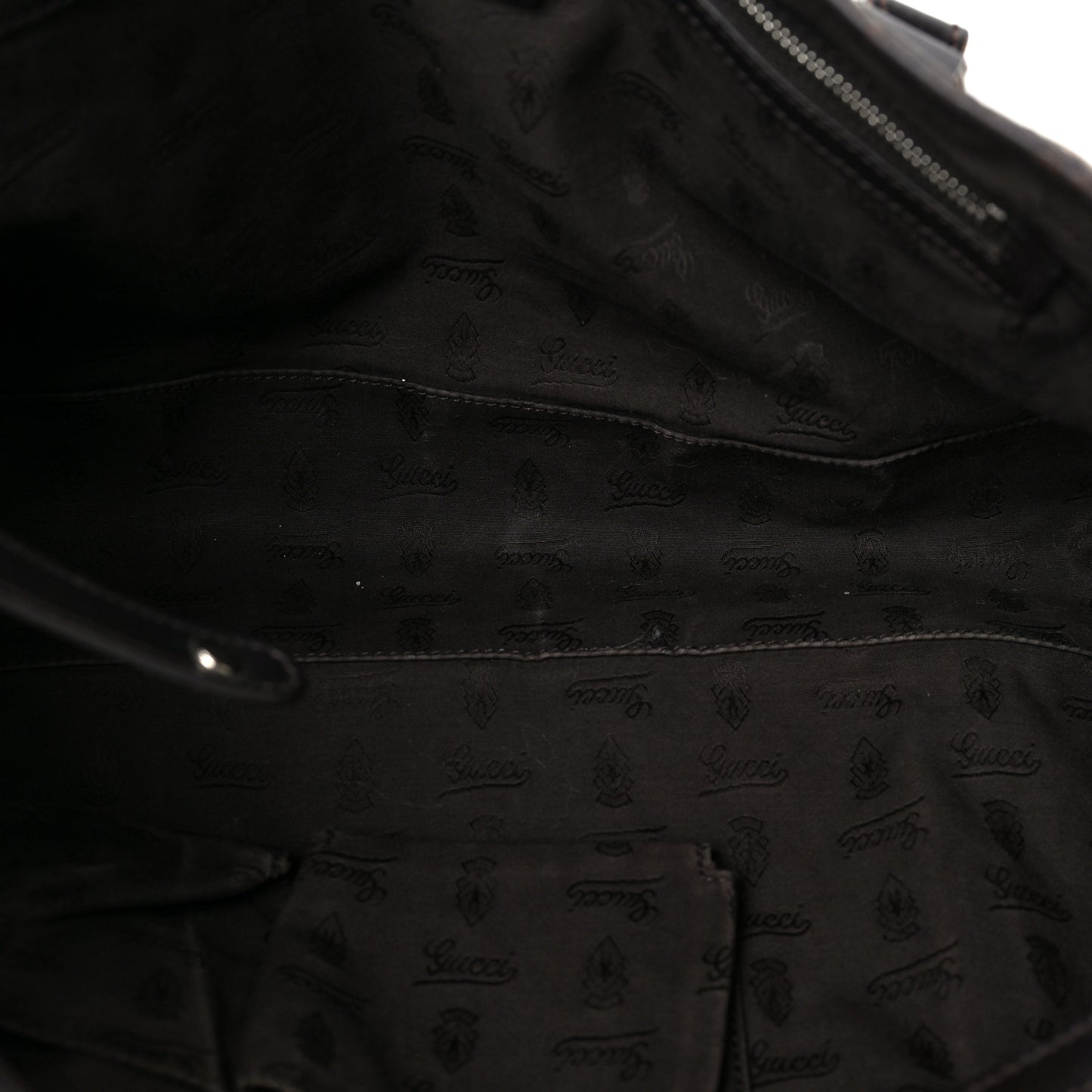 Monogram Medium Twins Tote Black