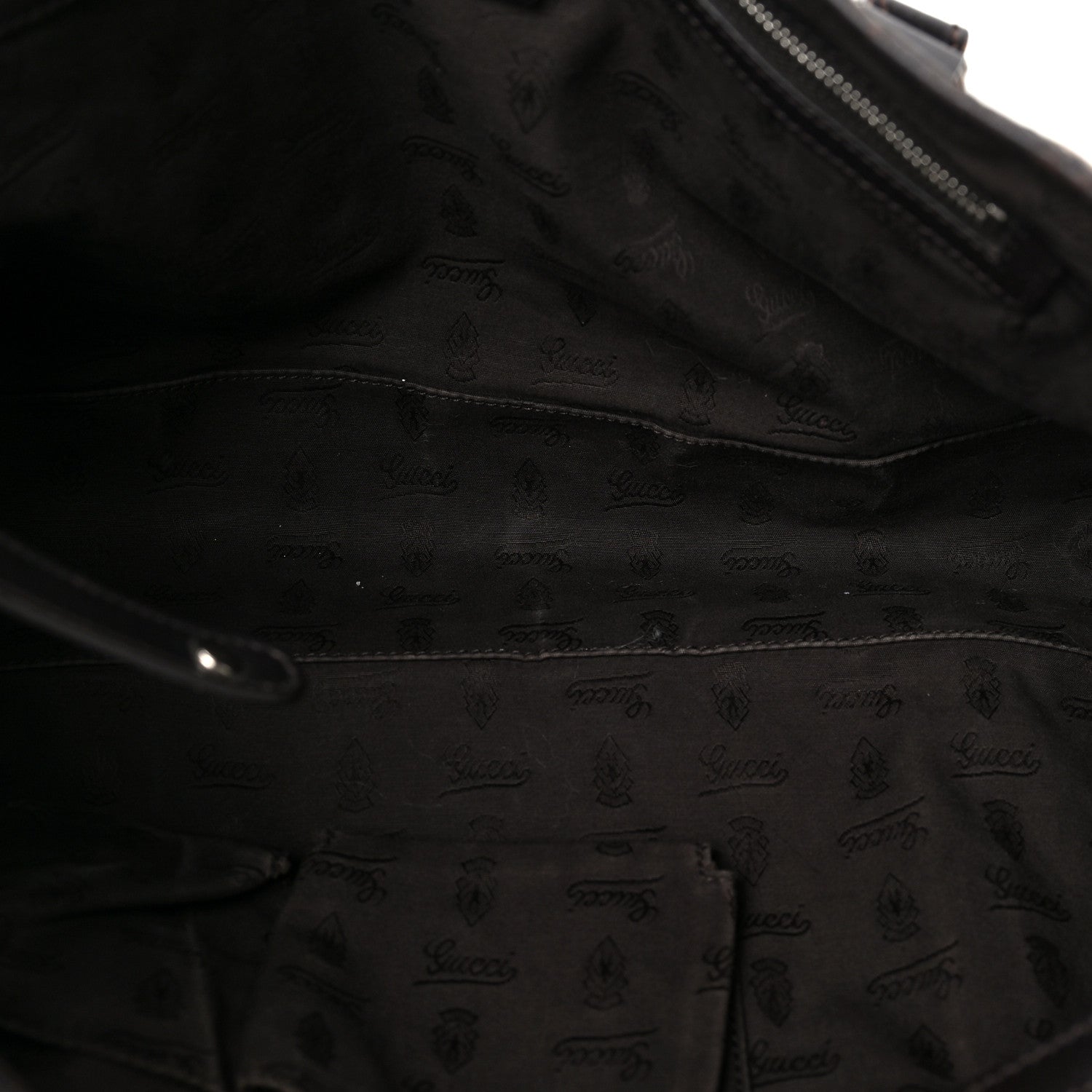 Gucci Monogram Medium Twins Tote Black 4 of 10