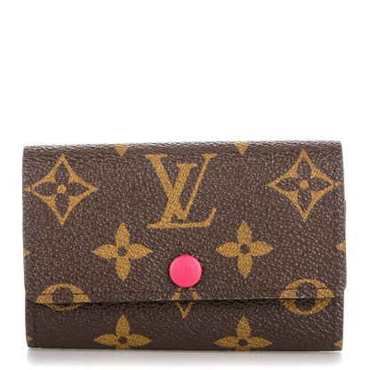 Louis Vuitton Monogram 6 Key Multicles Holder Fuchsia 1 of 7