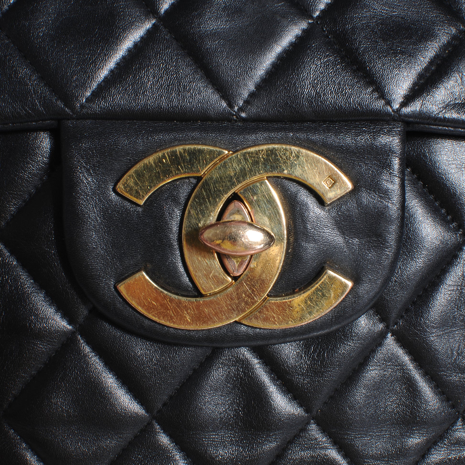 Chanel Lambskin XL Jumbo Flap Black 5 of 11