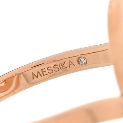 Messika 18K Rose Gold Diamond SM Lucky Move Pave Ring 51 5.75 4 of 4
