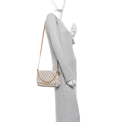 Louis Vuitton Damier Azur Favorite MM 2 of 10