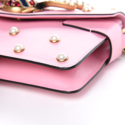 Gucci Nappa Pearl Studded Mini Queen Margaret Broadway Shoulder Bag Sugar Pink 10 of 13