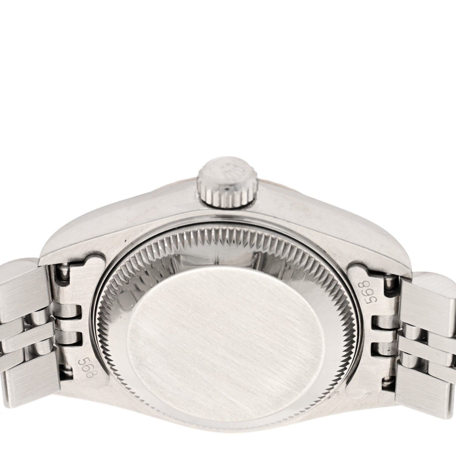 Rolex Stainless Steel 18K White Gold Diamond 26mm Oyster Perpetual Datejust Watch Silver 69174 4 of 5