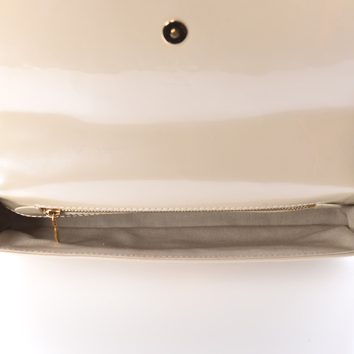 Louis Vuitton Patent Sobe Clutch Blanc Corail 7 of 9