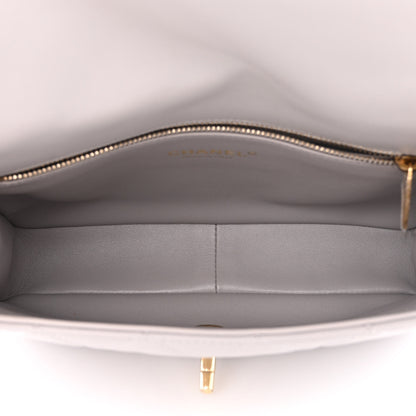 Chanel Lambskin Resin Quilted Flap Grey 5 of 11