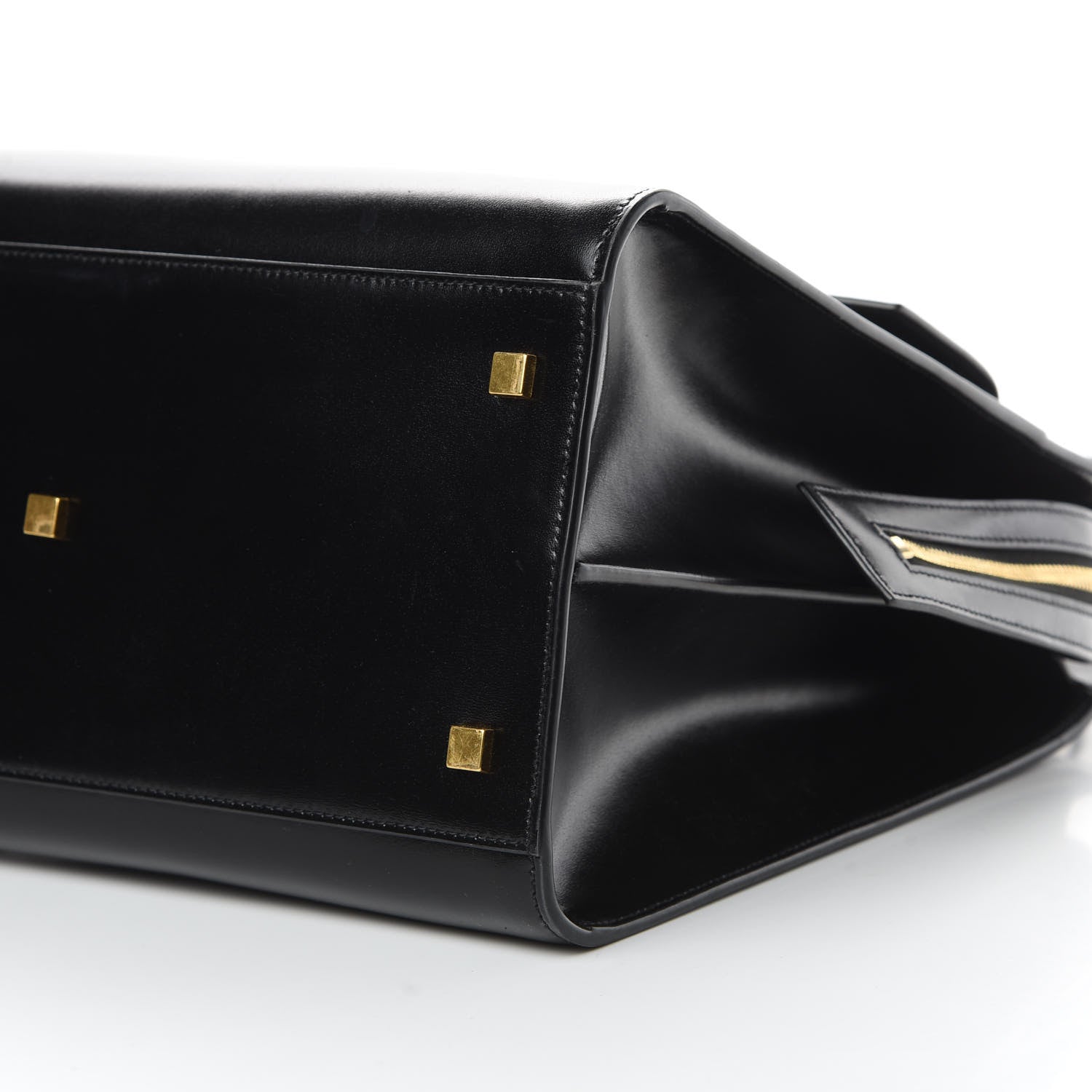 Saint Laurent Shiny Calfskin Large Uptown Tote Black 10 of 14