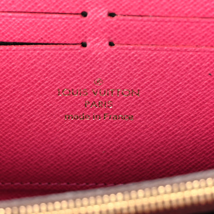 Louis Vuitton Monogram Clemence Wallet Hot Pink 6 of 7